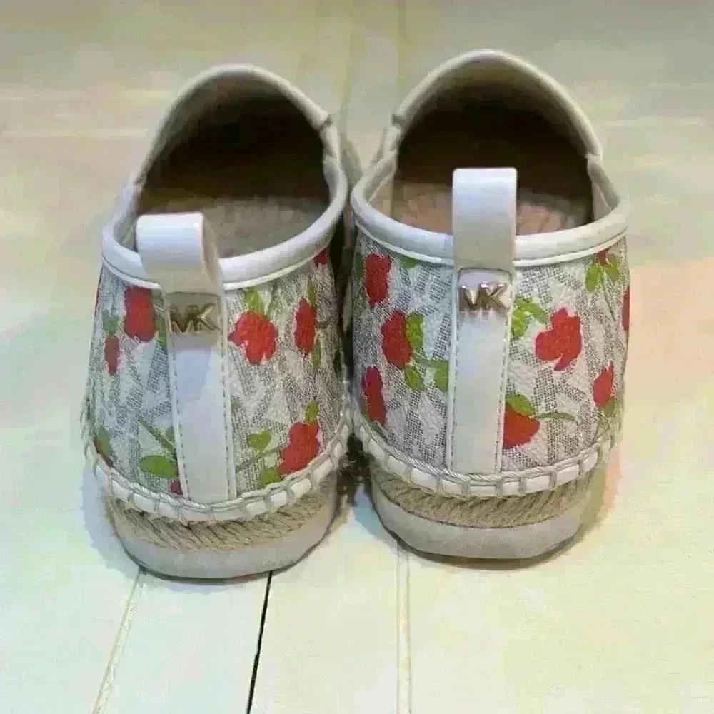 Michael Kors  Lenny Floral Esparilles Flats
